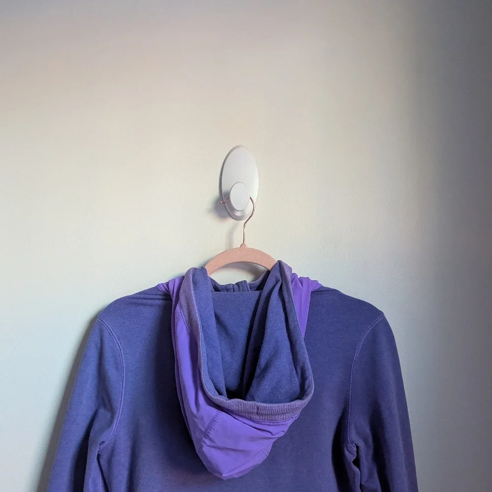 LULULEMOn Purple Voyage Athletic Casual Athleisure Hoodie Sweater Size Medium - Picture 11 of 14